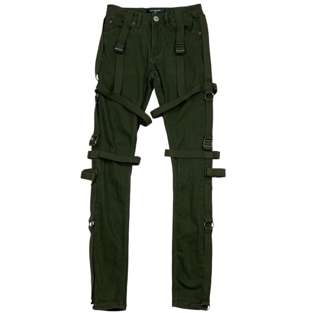 Serenede Holy Pothos Jeans 28 Green Olive Skinny